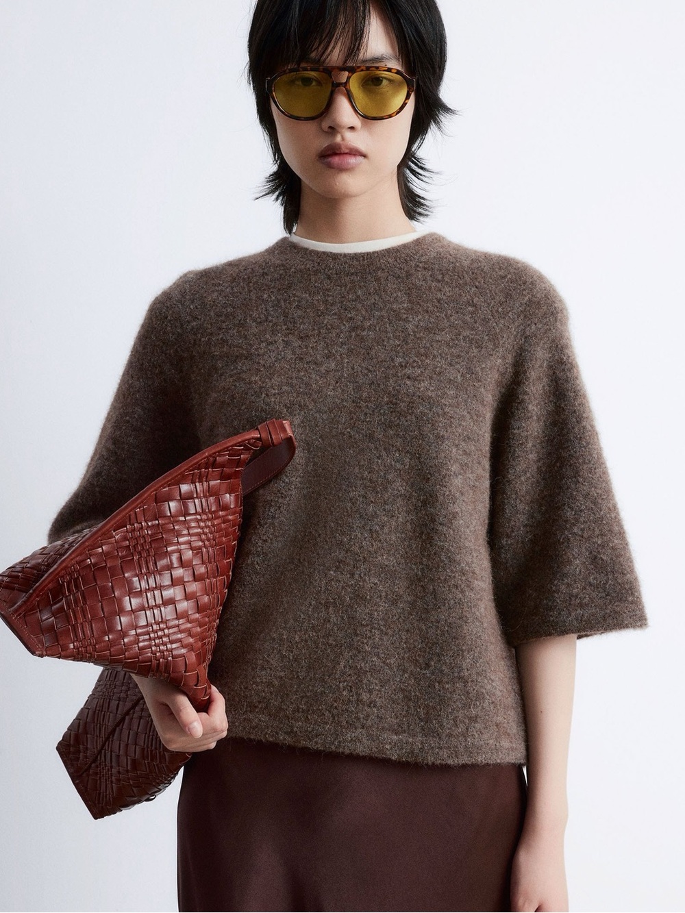 & Other Stories Alpaca-Blend Knitted Top